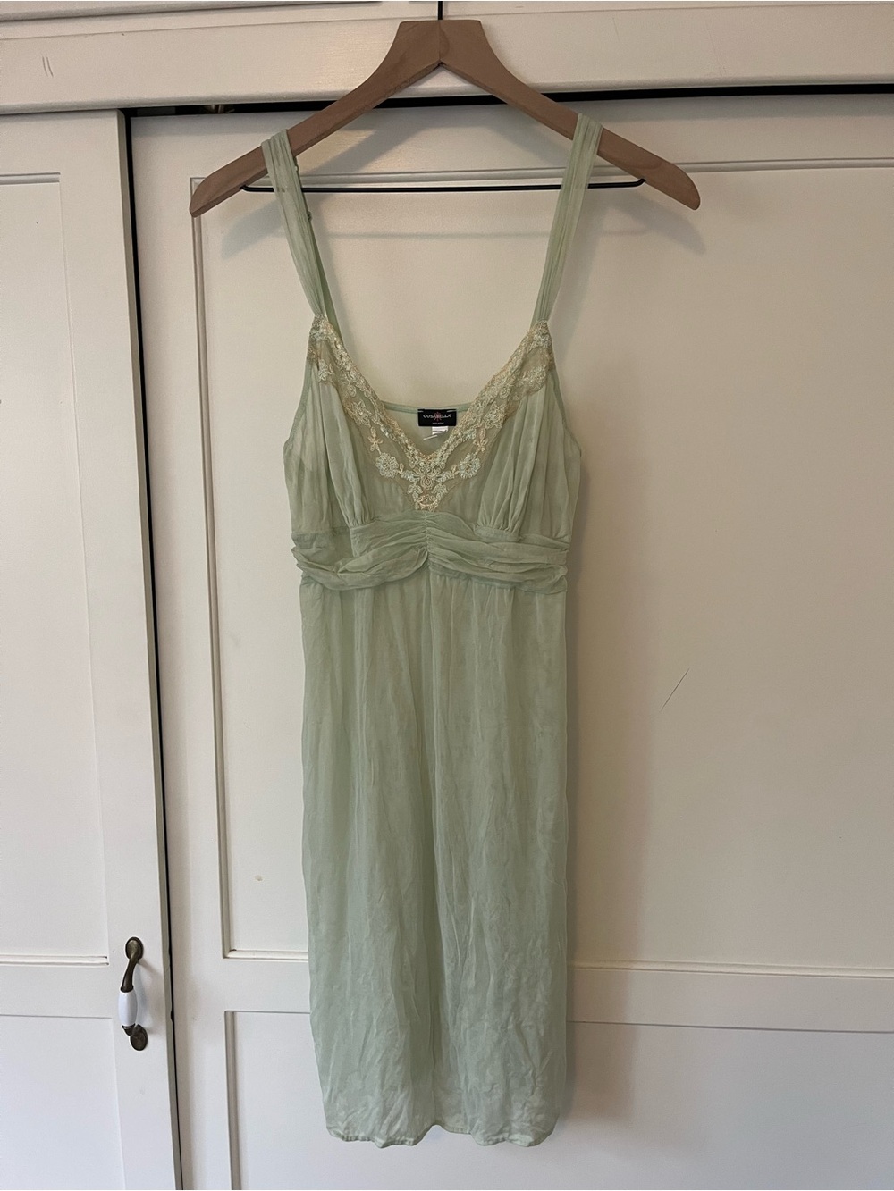 Cosabella semi-sheer babydoll chemise